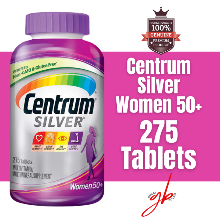 Centrum Silver Women 50+, 275 Tablets | Lazada PH