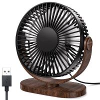 6.5 Inch USB Desk Fan 3 Speeds Quiet Portable Desktop Table Fan 360° Adjustment Personal Mini Fan for Home Office