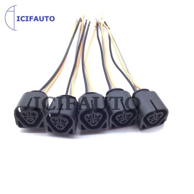 3 Way Ignition Coil Electrical Plug Pigtail Connector Wi Harness For BMW E46 E53 E60 E70 E71 E90 X3 X5 X6 Z4 M3 Peugeot 307