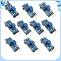 SIXUL 10pcs TCRT5000 เซ็นเซอร์สะท้อนแสงอินฟราเรด 3.3โวลต์-5โวลต์ สายกั้น สวิตช์ตาแมว IR บล็อกเซ็นเซอร์ เซ็นเซอร์ติดตาม Arduino สำหรับเด็ก