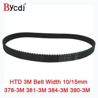 ✲❃ Arc HTD 3M Timing belt C 378 381 384 390 width 6-25mm Teeth126 127 128 130 HTD3M synchronous pulley 378-3M 381-3M 384-3M 390-3M