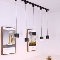 The new contracted and contemporary with the messenger wire shoots the whole aluminum bar rail droplight home sitting room dining-room anti-dazzle canister light --sd230726♗∏✶