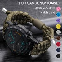 [ladies jewelry]20 22มม. สายนาฬิกาสำหรับ Huawei Watch GT 2 46มม./2e /Pro สร้อยข้อมือถักสำหรับ Samsung Galaxy Watch 3 41มม. 45มม. เชือกสายนาฬิกากีฬา