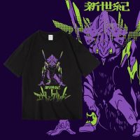 การออกแบบเดิมเสื้อยืดแขนสั้น EVA Evangelion แขนสั้นS-5XLS-5XL