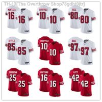 ✖☬۩ Football shirt NFL Rugby 49 people 108597 red white Retro legendary edition mens embroidered clothing