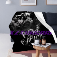 （xzx  31th）  (all in stock xzx180305)Bob Marley personalized Flannel blanket 05