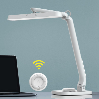 LED Fold Desk Lamp 5 Light Color Stepless Dimming Timing Remote Control For Home Bedroom Bedside Table Lamp Indoor Lighting