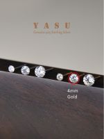 Yasu คริสตัลสวยงาม925เงินสเตอร์ลิง Gratis Ongkir ของผู้หญิงเครื่องประดับงานปาร์ตี้ต่างหูตุ้มหูแวววาวน้อยที่สุด