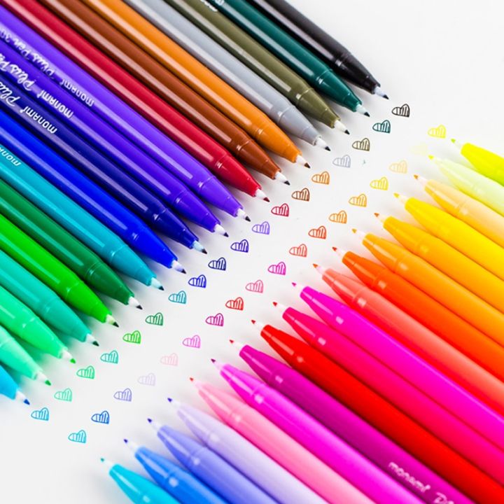 ปากกาหมึกเจลน้ำ-monami-12-24-36สีทำรายงานด้วยมือตะขอแนวเส้นปากกาสำหรับเขียน-กราฟฟิตี-โน้ตเครื่องเขียนปากกา3000