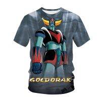 Anime Grendizer T-Shirts UFO Robot Goldorak 3D Print Streetwear Men Women Fashion Kids Tees Street wear Harajuku