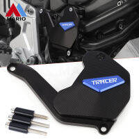 สำหรับ Yamaha Tracer7 T RACER 7 GT 7GT 2020 2021 2022สีดำปั๊มน้ำคุ้มครองปกคูลเลอร์ป้องกันการชนกันบล็อกเครื่องยนต์ป้องกัน