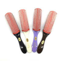 แปรงจัดแต่งทรงผมข้าวสาลีฟาง Detangle Hairbrush Salon Hairdressing Straight Curly Hair Comb Tangle Hair Brush