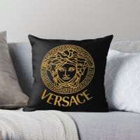 สีดำ Versace โซฟาสร้างสรรค์รูปแบบปลอกหมอนบ้านปลอกหมอนรถยนต์ปลอกหมอน