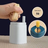 Creative Toothpick Storage Box Automatic Pop-up Toothpick Box Home Living Room Dining Room  Push-type Toothpick Holder