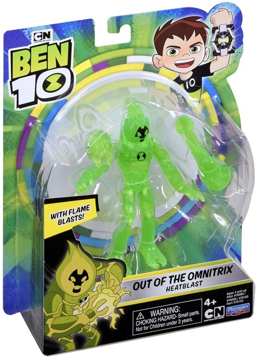 Omnitrix Action Figures for Children, Aliens Heatblast, Modelo