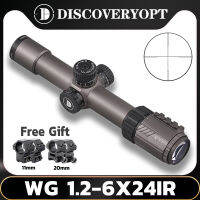 Discovery WG 1.2-6X24 IR การล่าสัตว์กันน้ำ(จัดส่งจากกรุงเทพฯ ของขวัญฟรีรางยึด 11 มม. และ 20 มม.)