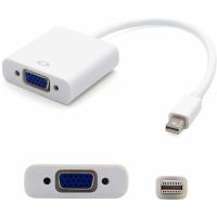 Mini Displayport Male To VGA Female HD Adapter for Apple MacBook Air Pro Mac White