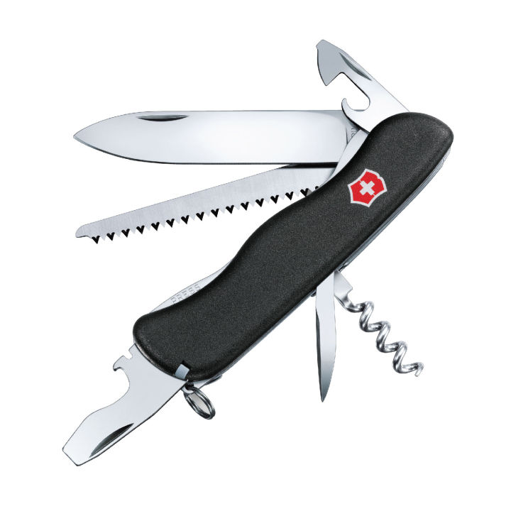Victorinox มีดพับ Swiss Army Knives (L) - Forester, Black (0.8363.3)