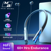 Mini Born Tai Nghe Bluetooth TWS Tai Nghe Nhét Tai Bluetooth 5.0 Tai Nghe