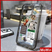 Mowin - เข้ากันได้สำหรับ เคสไอโฟน เคสไอโฟน11 เคสโทรศัพท์ 14 pro max เคส iPhone อะคริลิคคุณภาพสูงเคสแข็งโลหะปุ่มป้องกันกล้องกันกระแทกการ์ตูน