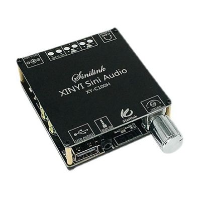 XY-C100H Bluetooth5.0 Digital Amplifier Board TPA3116D2 100W+100W HIFI Version 2.0 Stereo Audio Module DC5-26V
