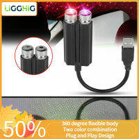 Ligghig USB ไฟสร้างบรรยากาศ,ไฟสองสีไฟ LED ดวงดาวใช้งานด้วยเสียงไฟกลางคืน3โหมด IPX4แสงดาวกันน้ำ10000ลูเมนไฟฉายกันน้ำสีสดใสมากไฟฉายสว่างพิเศษไฟฉายโฟโตอิเล็กทริก