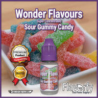 Wonder Flavours Sour Gummy Candy SC - ลููกอมกัมมี่รสเปรี้ยว(เข้มข้น) - กลิ่นผสมอาหาร - ผ่านการรับรองจาก อย. ประเทศไทย บรรจุและขายโดย Flavorfy กลิ่นผสมอาหารอเนกประสงค์ เหมาะสำหรับ ลูกอม, กัมมี่, น้ำผลไม้, เบเกอรี่, ไอศครีม, ของเหลวอื่่นๆ