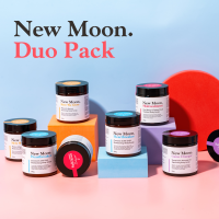 New Moon. Body Scrub DIY Duo Pack สครับสูตรลักชัวรี่ แพ็คคู่ 2 กระปุก คละสูตรได้