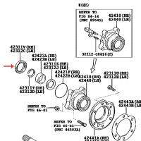 2PCS Car Rear Wheel Hub Oil Seal 90310-58003 9031058003 58*75*9 For Toyota 4Runner FJ Cruiser Tacoma Lexus GX460