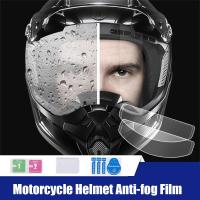 ✒❧♦ Motorcycle Helmet Anti-fog Film Helmet Lens Clear Rainproof Film Nano Coating Sticker Motorcycle Rainy Safe Driving Accessories