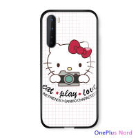 Ucucเคสมือถือ เคสโทรศัพท์ เคส OnePlus Nordเคสมือถือ เคสโทรศัพท์ เคส สาวกรณีKTแมวGlossyกระจกเทมเปอร์ฝาหลังปลอก