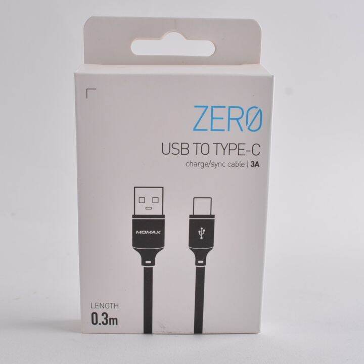 best-seller-momax-zero-usb-to-type-c-3a-length-0-3-ที่ชาร์จ-หูฟัง-เคส-airpodss-ลำโพง-wireless-bluetooth-คอมพิวเตอร์-โทรศัพท์-usb-ปลั๊ก-เมาท์-hdmi-สายคอมพิวเตอร์