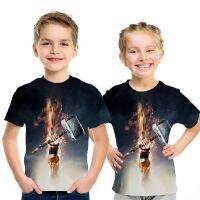 [Tsdopn34gpt]   Spot big promotion ma rvel case T-shirts 3D printing childrens T-shirts ready stock