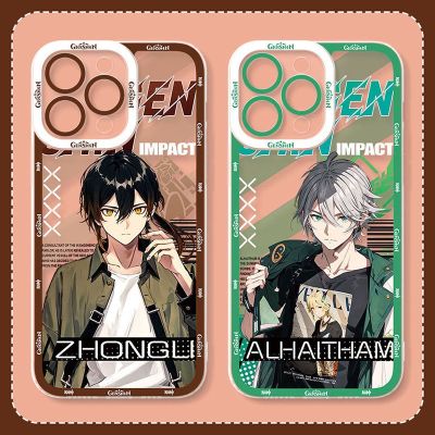 （shine electron）เคสซิลิโคนกระแทก Genshin สำหรับ Samsung Galaxy S23 S22 S21พิเศษ S20 S10 FE บวก Note 20 10 9 A32 A52S A52 A72ฝาครอบใสนุ่ม