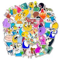 สติกเกอร์ ลายการ์ตูน adventure time น่ารัก กันน้ำ สำหรับตกแต่งกระเป๋าเดินทาง สเก็ตบอร์ด แล็ปท็อป ศัพท์ กีตาร์ 50 ชิ้น