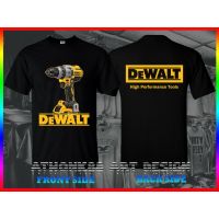 เสื้อยืดคุณภาพดี (พิมพ์พรีเมี่ยม)เสื้อเชิ้ต DEWALT DCD991P2 20V MAX XR 3 DEWALT แฟชั่นฤดูร้อน