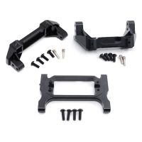 1Set for Traxxas TRX-4 Aluminum Alloy Anti-Collision Base Bumper Beam TRX4 Front and Rear Metal Black