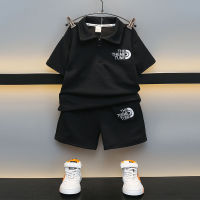 Boys Polo Shirt Suit 23 New Fashion Baby Summer Handsome Fashionable Clothes Childrens Fried Street Short Sleeve