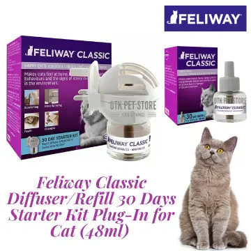 Feliway Optimum Diffuser & Refill Kit for Cats, 48 ml.