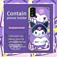 Cover Anti-dust Phone Case For TCL 30T/T603DL Dirt-resistant Cartoon Cute protective glisten Shockproof Back Cover TPU