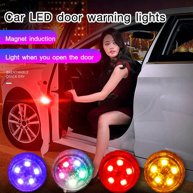 makang Upgraded Car Door Lights Lights with Flashing and Sensing