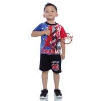 MERAH BoysSuits 1-9 Yrs Red Short Sleeve Boys Shirts