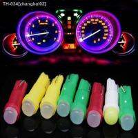 ✕▦ Gauge Instrument Lamp T5 LED Lights W1.2W W3W LED Car Interior Light Auto Side Wedge Dashboard Bulb LED Super Bright 10PCS