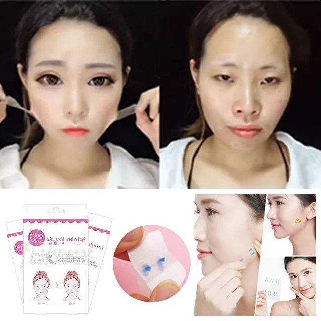 hot Dodo Label 40pcs VShape Face Lift Tools Face Label Lift Up Sticker