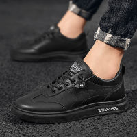 2021 New Black Chef Shoes Men s Non-slip, Waterproof and Oil-proof Kitchen Special Work Casual Leather GenuineLeather Dress