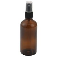 【Ready Stock&amp;COD】Amber Glass Spray Bottle with Black ATOMISER Sprays,Refillable Container for Essential Oil / Aromatherapy Use