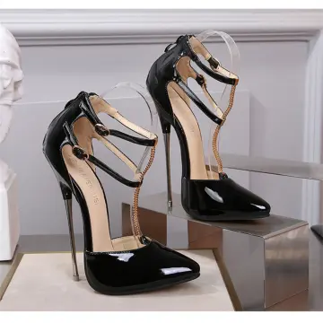 Dropship New Thin High Heels Women Elegant Casual Patent Leather