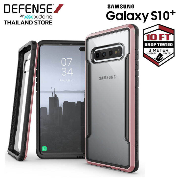 x-doria-defense-shield-เคส-samsung-s10-เคสกันกระแทก-3-เมตร-เคสซัมซุง-s10plus-เคสมือถือ-s10-สินค้าของแท้-100-for-samsung-s10-s10-plus