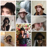 Spring Autumn Solid Color Women Bucket Hat Fashion Plush Panama Cap For Ladies Outdoor Sun Protection Fishermen Hat Sun Hats