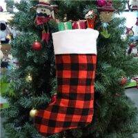 Small Large Christmas Stockings Xmas Bags Fireplace Decoration Socks New Year Candy Gifts Holder Christmas Gift Home Decore Socks Tights